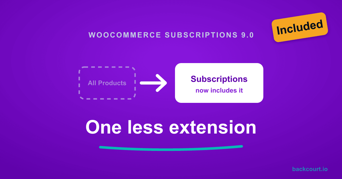 All Products for Subscriptions is now built into WooCommerce Subscriptions: two plugins become one